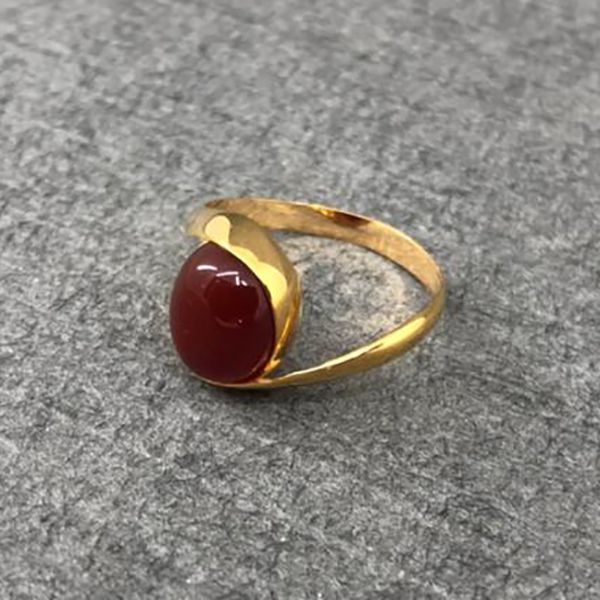 انگشتر طلا 18 عیار زنانه با طرح فیلی دوست خوب مدل DK344 سایز 54-55 -  - 5