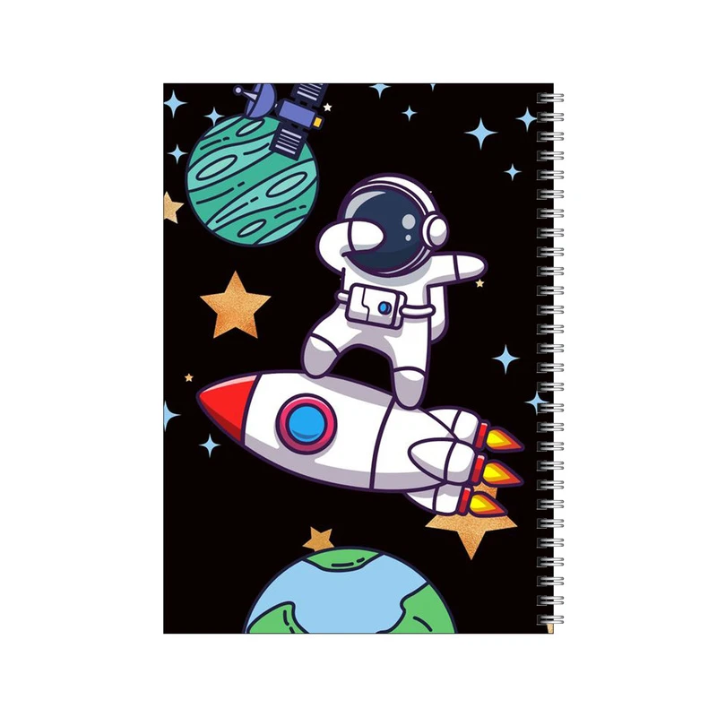 دفتر مشق 100 برگ بامبیلیپ طرح قضانورد وکره زمین کد 1231982