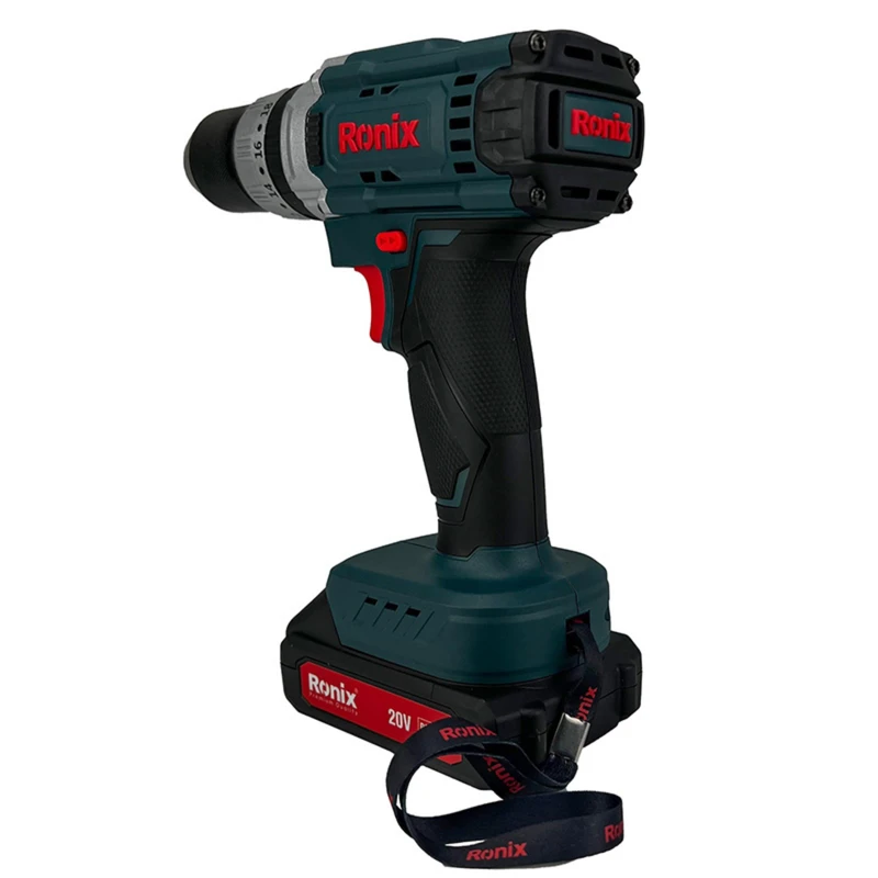 عکس شماره 27 : دریل شارژی رونیکس مدل rs-8620 مجموعه 53 عددی