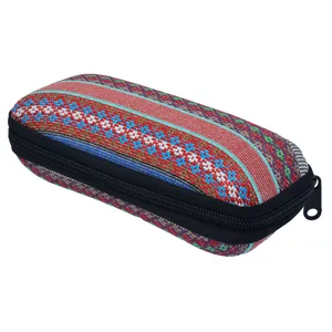 کیف عینک طرح گلیم کد JA03CH01