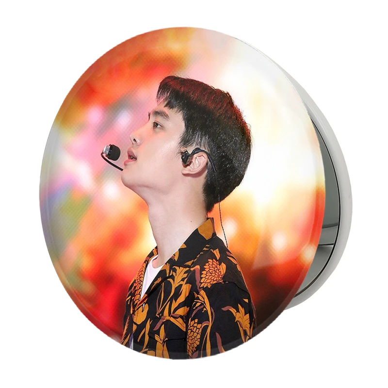 آینه جیبی خندالو طرح دی.او گروه اکسو EXO مدل تاشو کد 13369 