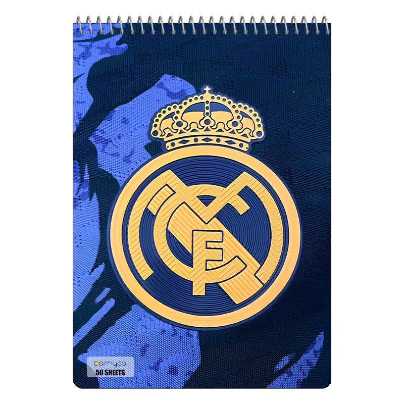 دفتر نقاشی 50 برگ سیمی کارنیکا طرح رئال مادرید Real Madrid کد 19838