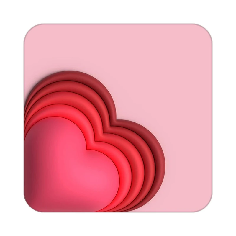 زیر لیوانی کاکتی طرح عاشقانه مدل mp36325