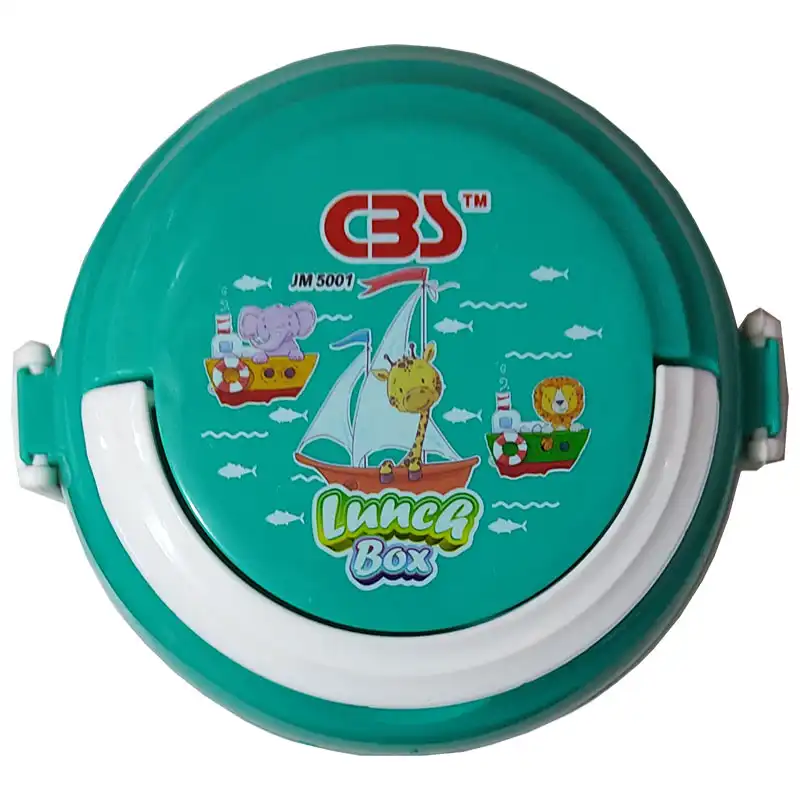 ظرف غذای کودک سی بی اس طرح زرافه سوار قایق کد JM5001
