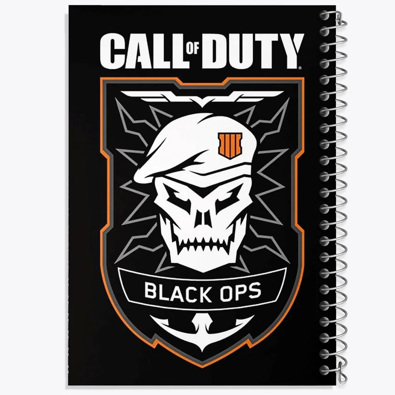 دفتر شطرنجی 50 برگ خندالو طرح Call Of Duty کد 3849