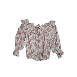 بلوز زنانه مدل یقه قایقی S1