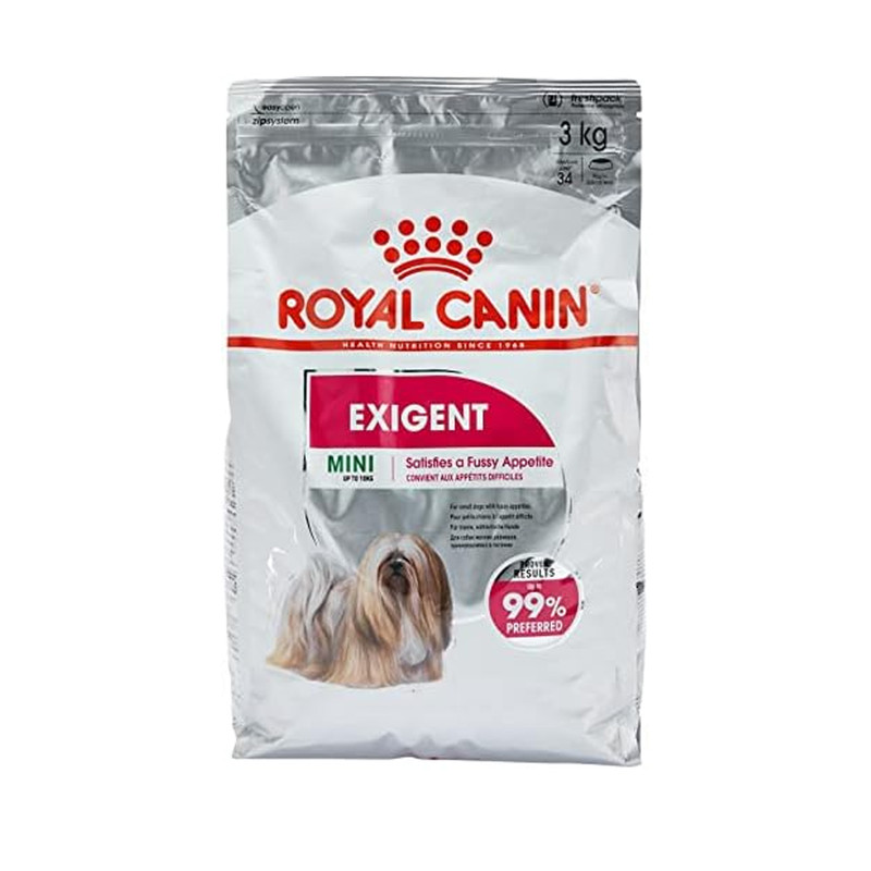 غذا خشک سگ رویال کنین مدل mini exigent وزن 3 کیلوگرم