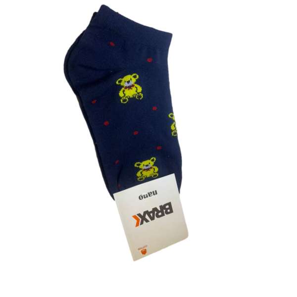 جوراب دخترانه طرح خرسی مدل R140