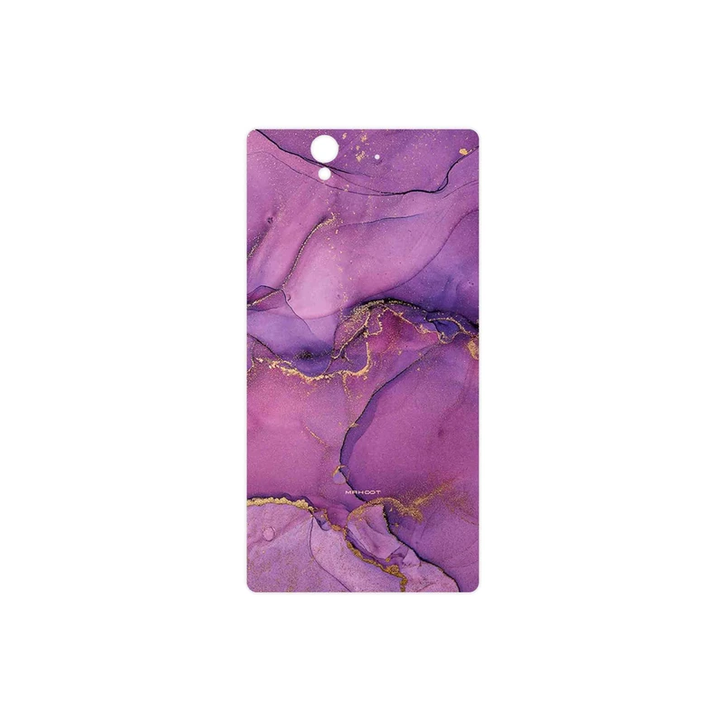 برچسب پوششی ماهوت مدل Purple Marble مناسب برای گوشی موبایل سونی Xperia X
