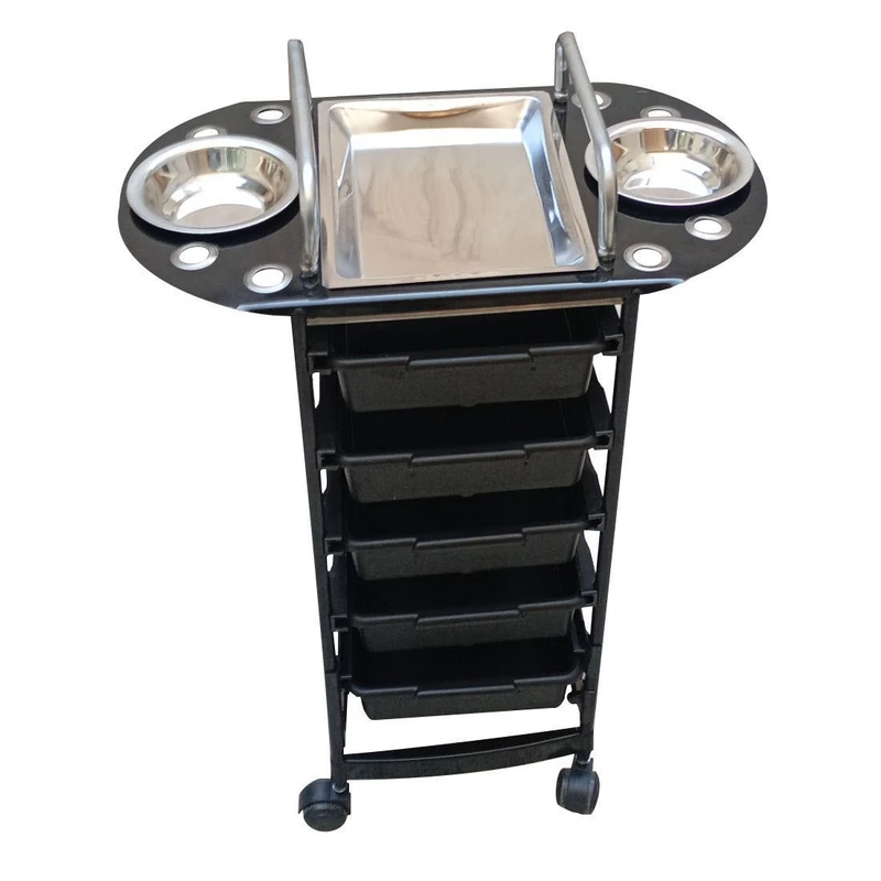 ترولی آرایشگاهی مدل سرفلزی