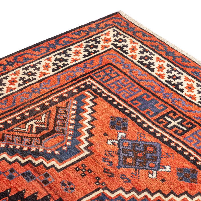 فرش دستبافت شش و نیم متری مدل لری اولاد کد 48.2356