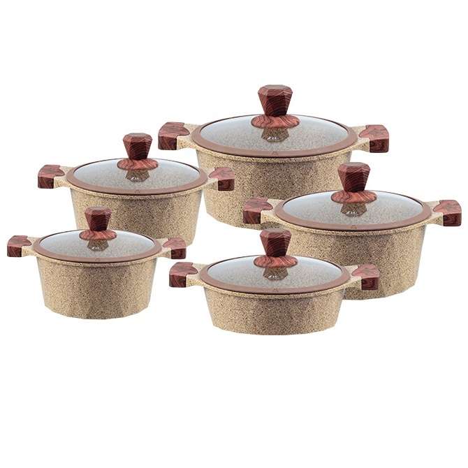 سرویس پخت و پز ده پارچه زیو مدل Z-7110 سرویس پخت و پز ده پارچه زیو مدل Z-7110