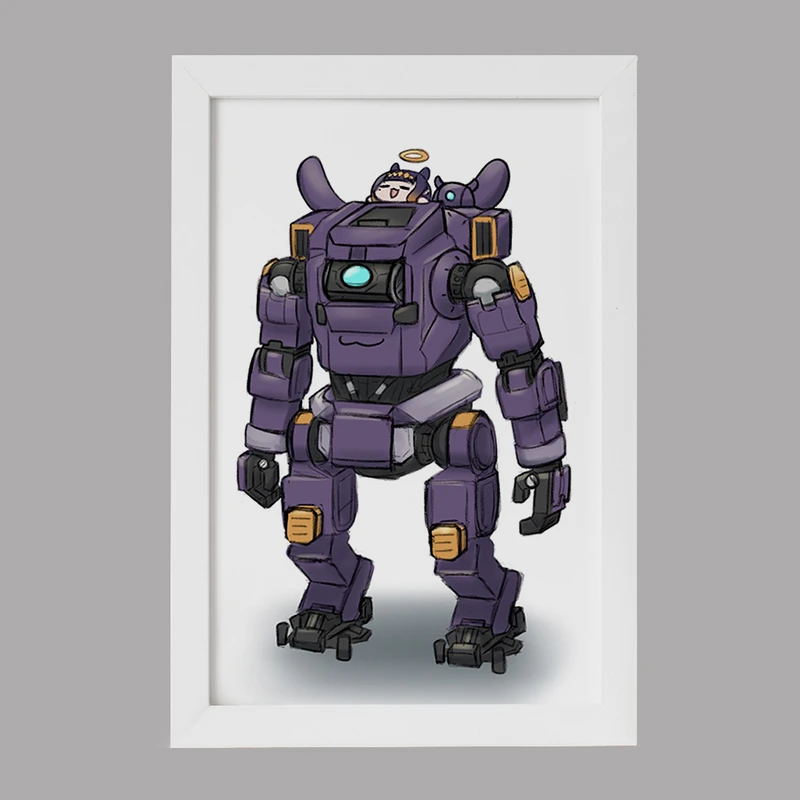 تابلو خندالو مدل بازی تایتان فال (Titanfall) کد 32628