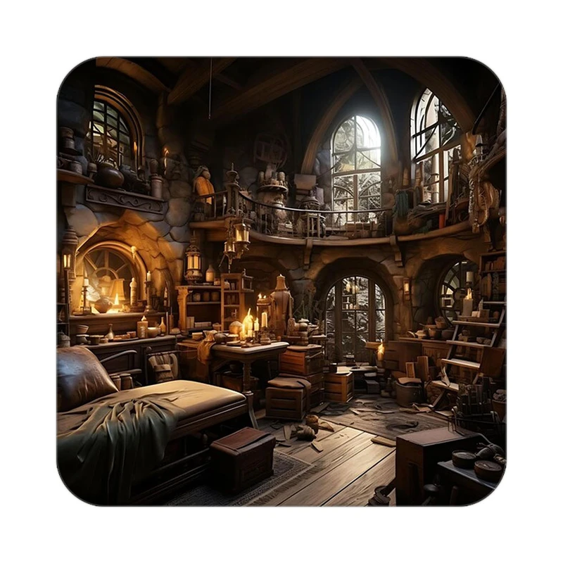 زیر لیوانی کاکتی طرح هری پاتر Harry Potter مدل mp41368