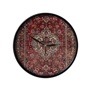 ساعت دیواری مدوپد طرح فرش چالشتر لچک و ترنج مدل C-bakhtiary14