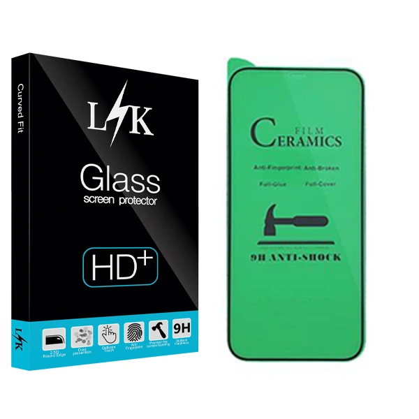 محافظ صفحه نمایش سرامیکی ال کی مدل Hard glass مناسب برای گوشی موبایل اپل iPhone 11pro
