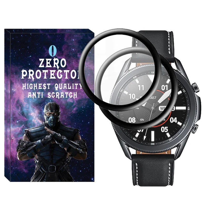محافظ صفحه نمایش نانو زیرو مدل Pmma-ZR مناسب برای ساعت هوشمند سامسونگ Galaxy Watch 3 45mm بسته دو عددی