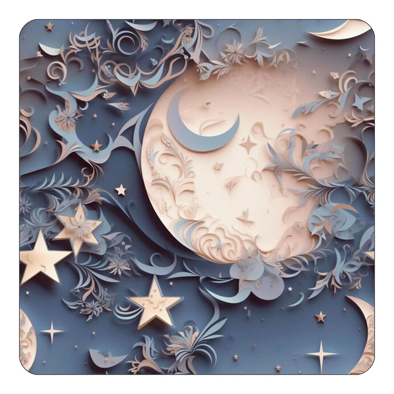 مگنت کاکتی طرح ماه و ستاره مدل mp54650