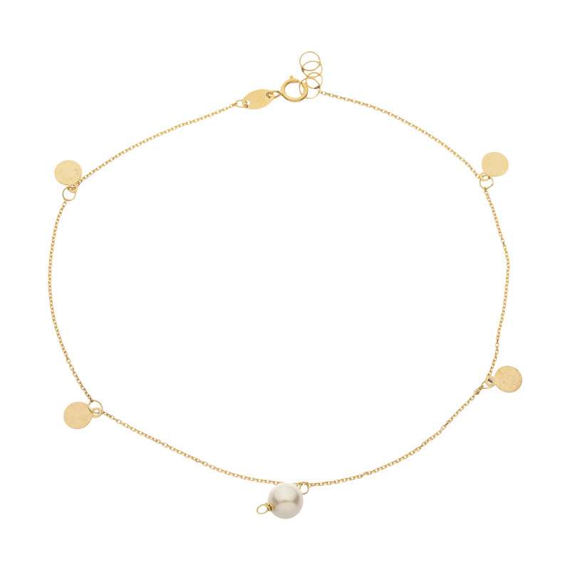 پابند طلا زنانه 18 عيار الن نار مدل ELN0158