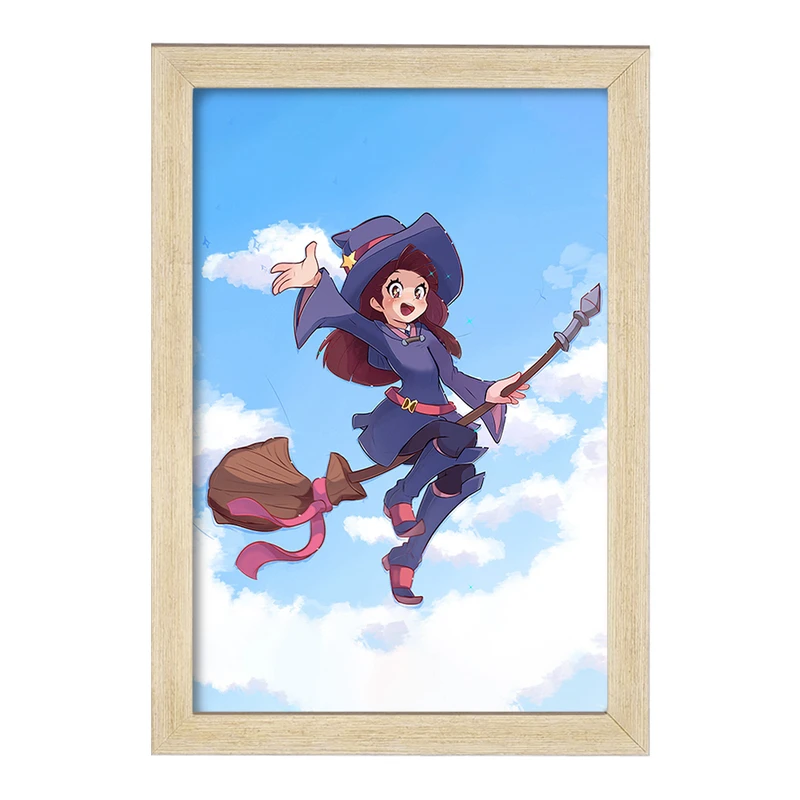 تابلو خندالو مدل اکو انیمه جادوگران کوچک Little Witch Academia  کد 22936