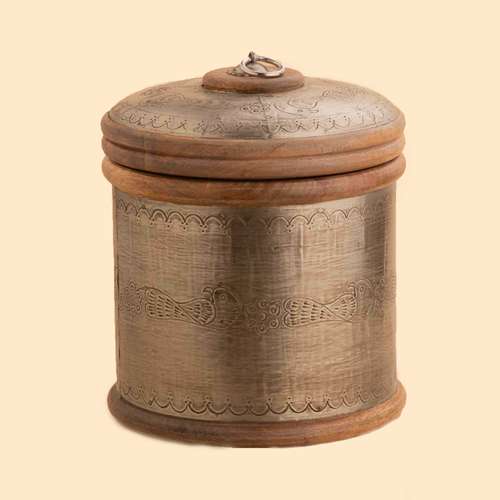 ظرف برنجی مدل پرنده 620701