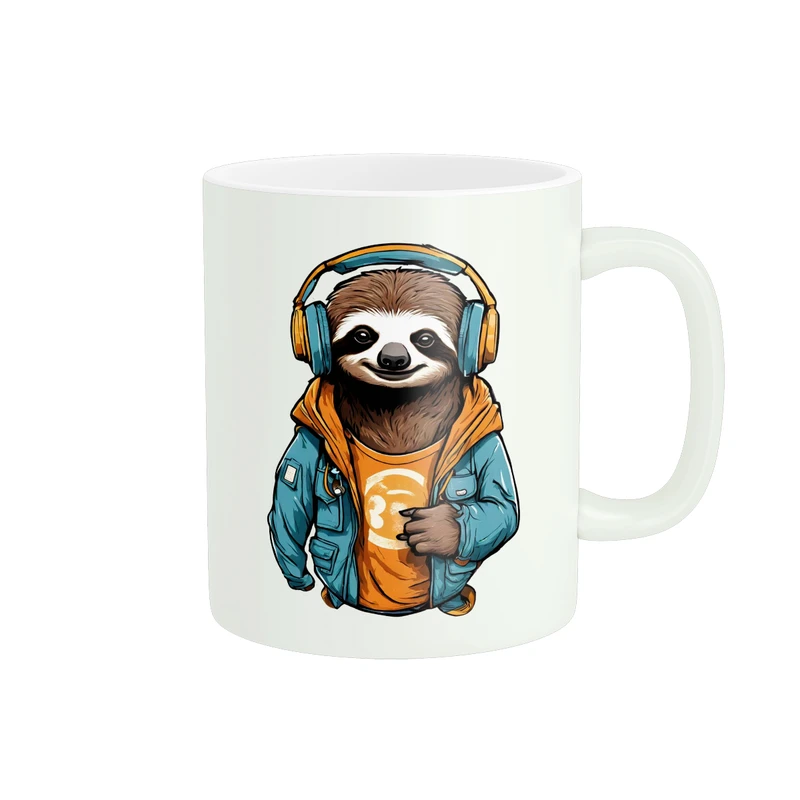 ماگ پادآفرین مدل موزیک موسیقی طرح تنبل خان کد PM990