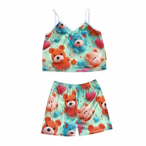 ست نیم تنه و شلوارک راحتی زنانه مدل Zürich