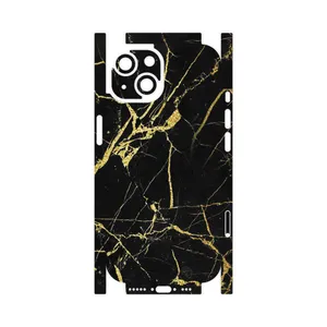 MAHOOT Graphite_Gold_Marble-FullSkin Cover Sticker for Apple iPhone 15