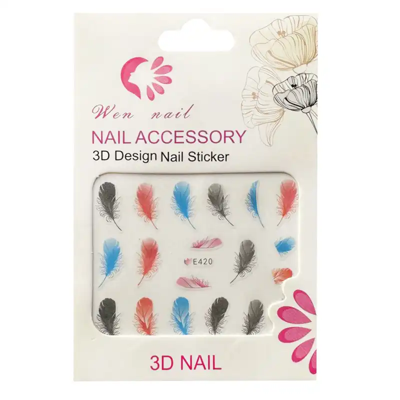 برچسب لنز ناخن مدل E-420