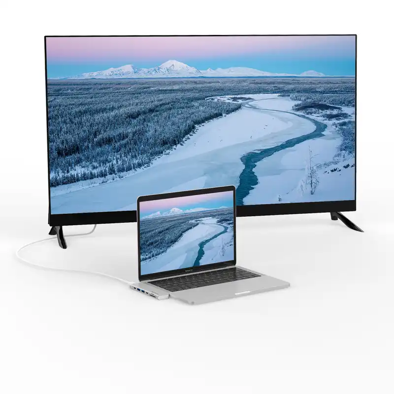 هاب 6 پورت USB-C لنشن مدل CB-TP-CS64THCR-SIL