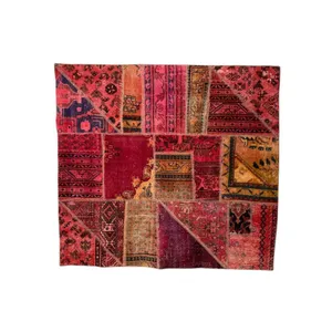 کلاژ فرش دستباف 2 متری مدل وینتج کد 58