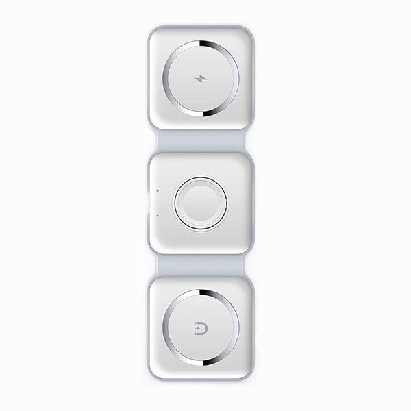 داک شارژر بی سیم مدل 3in1 wireless travel