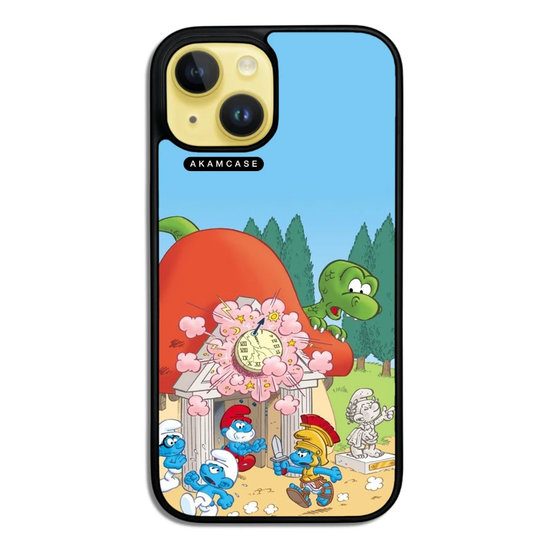 کاور آکام مدل AMC-WA15-SMURFS-6 مناسب برای گوشی موبایل اپل iPhone 15