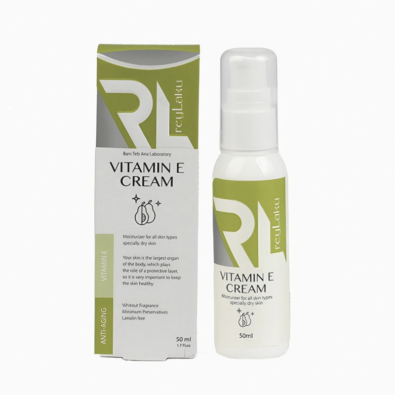 کرم مرطوب کننده ری لاک مدل ویتامین E مناسب انواع پوست حجم 50 میلی لیتر