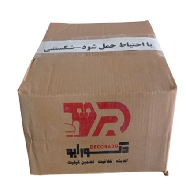 لوستر سقفی و دیواری دکورابو مدل گرد پشت مربع