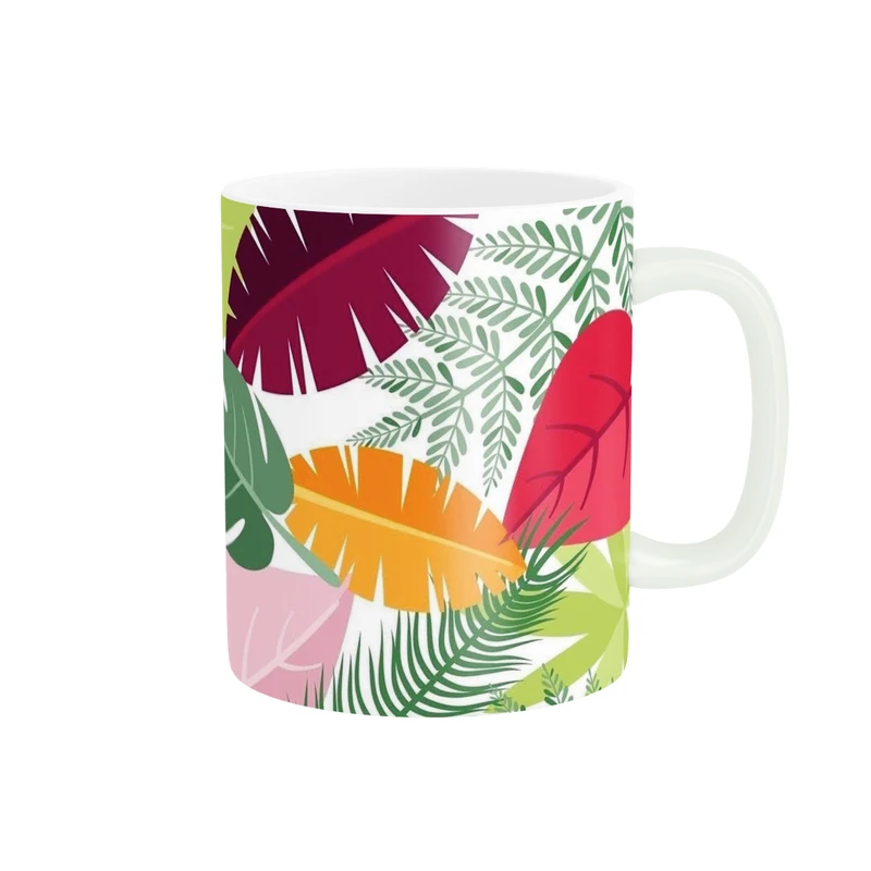 ماگ پاد آفرین مدل برگ ها کد DKC786