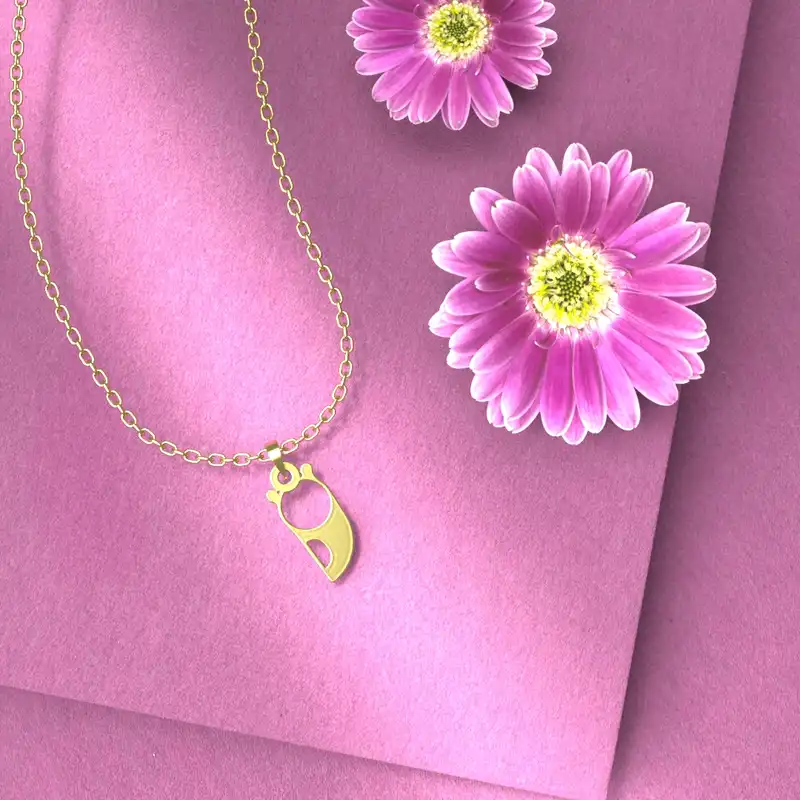 گردنبند طلا 18 عیار زنانه مدوپد مدل جغد کد B3-1-1036