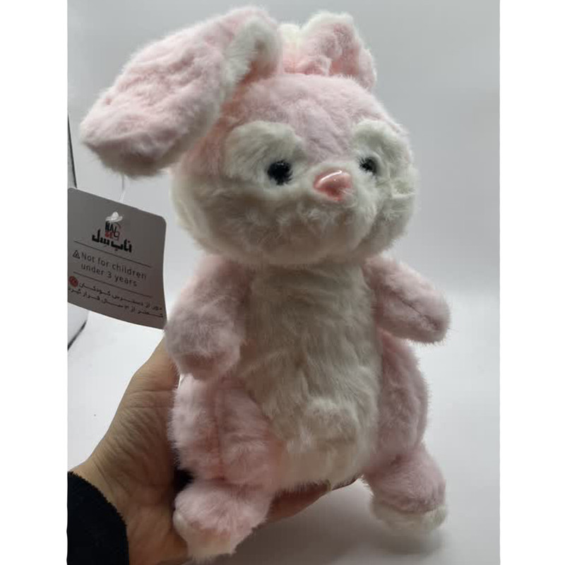 عروسک ناب سل مدل پولیشی خرگوش سوپرایزی ارتفاع 30 سانتی متر