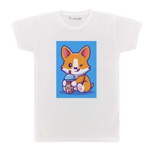 تی شرت بچگانه پرمانه طرح حیوانات بامزه کد pmt.5963