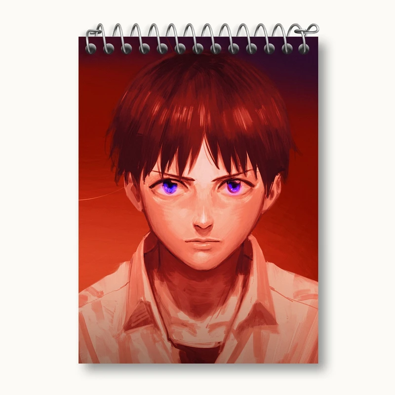 دفتر یادداشت 50 برگ خندالو مدل شینجی انیمه اونگلیون کد 13823