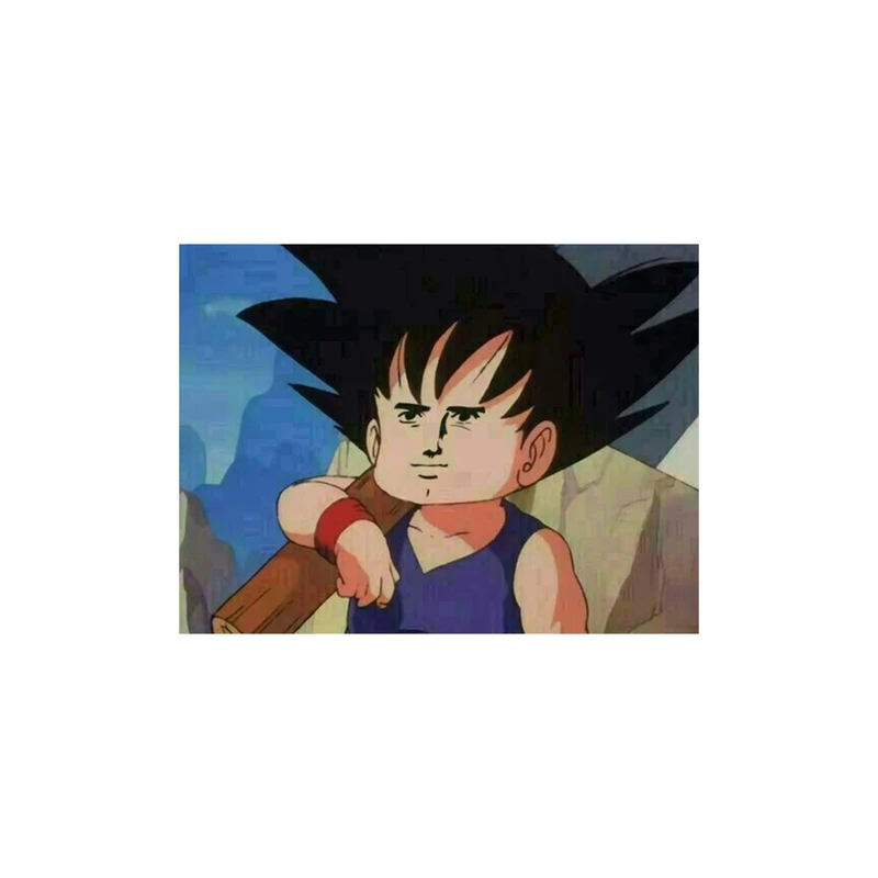 استیکر لپ تاپ و موبایل مدل انیمه طرح دراگون بال سان گوکو Dragon ball Son Goku کد 3698