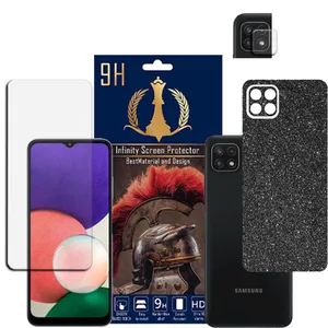  Infinity PRO MAX Cover Sticker For SAMSUNG GALAXY A22 5G with Screen and Lens Protector