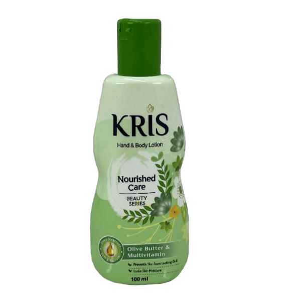 لوسیون بدن کریس مدل Nourished Care حجم 100 میلی‌لیتر مناسب انواع پوست با خاصیت مرطوب‌کنندگی و ضد خشکی