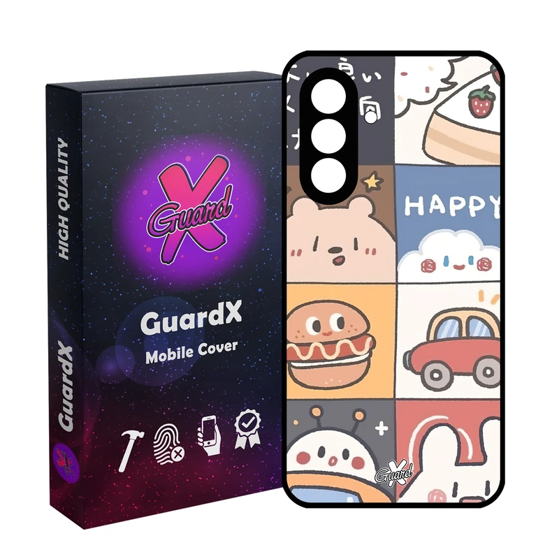 کاور گارد ایکس طرح دخترانه مدل 10513 مناسب برای گوشی موبایل سامسونگ Galaxy S24 FE