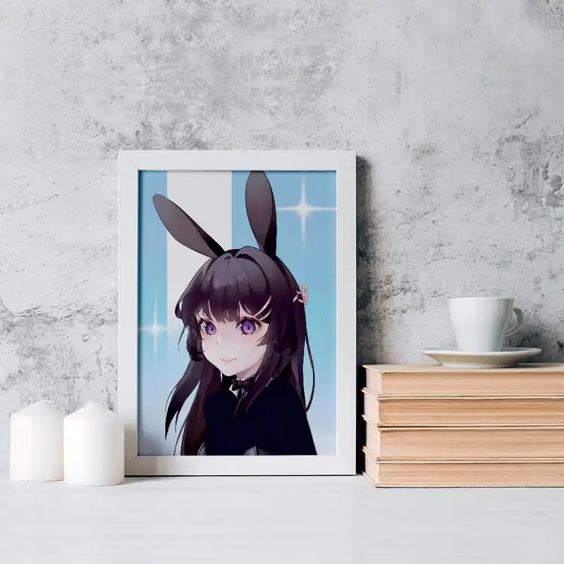 تابلو خندالو مدل مای انیمه بانی گرل سنپای کد 16420