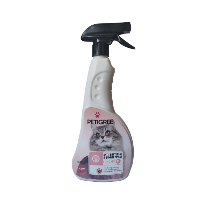 اسپری ضدعفونی کننده گربه پتی گری مدل ANTI BACTERIAL حجم 500 میلی لیتر