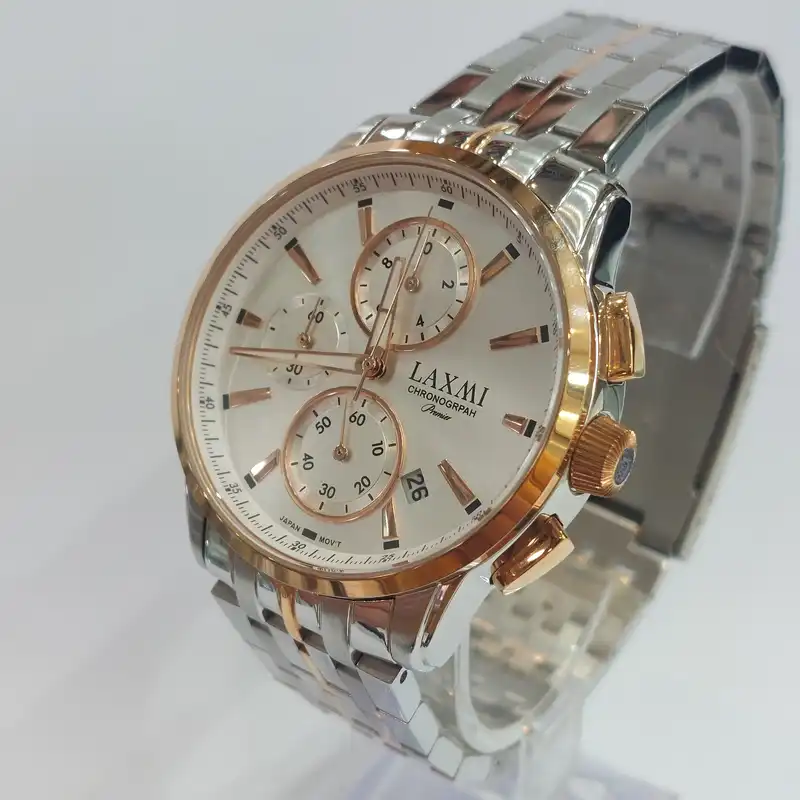 ست ساعت مچی عقربه ای زنانه و مردانه لاکسمی مدل 8535-13