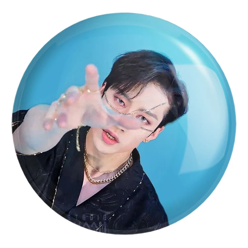 پیکسل خندالو طرح بنگ چان گروه استری کیدز Stary Kids کد 16955 مدل بزرگ