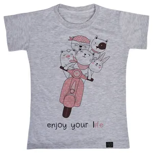 تی شرت دخترانه 27 مدل Enjoy your life کد G73