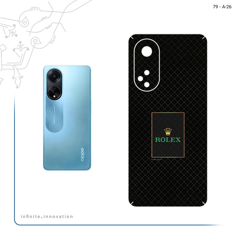 برچسب پوششی ماهوت مدل Rolex_Logo مناسب برای گوشی موبایل اپو A98